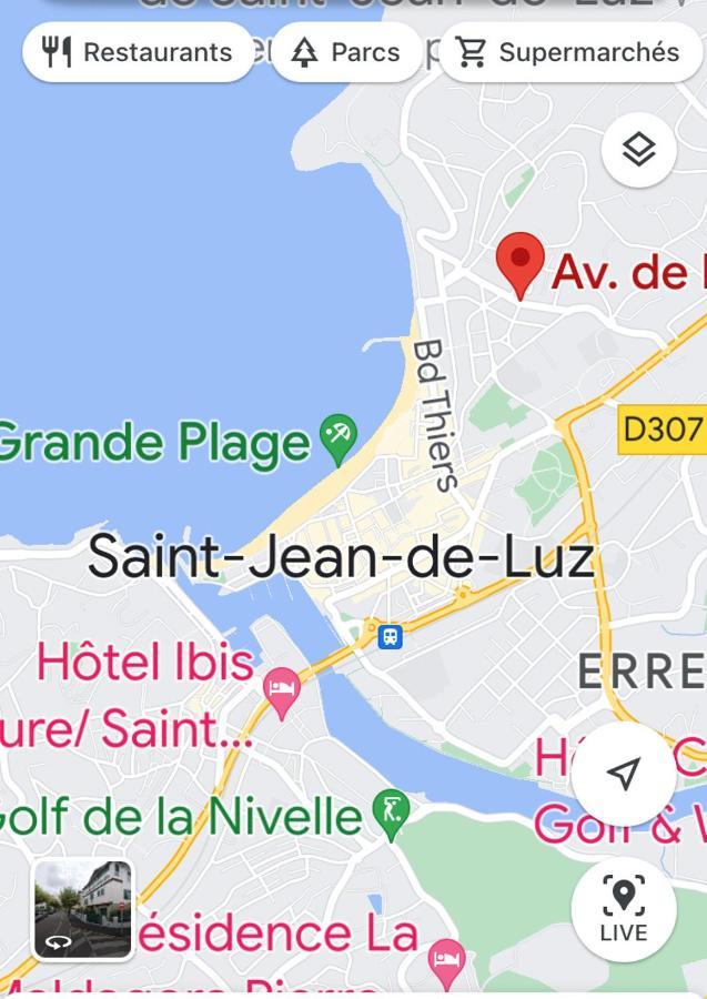 2 Pieces A 300M De La Grande Plage - 2 A 5 Couchages Saint-Jean-de-Luz Luaran gambar